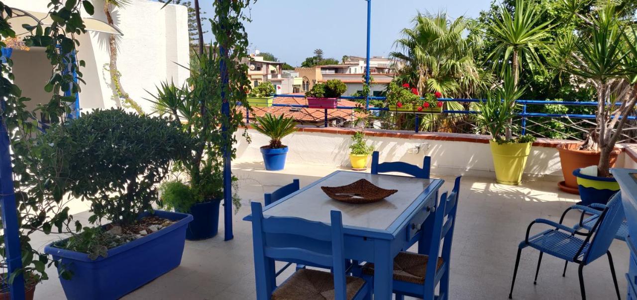 La Casa Di Chico Apartment Mondello Bagian luar foto